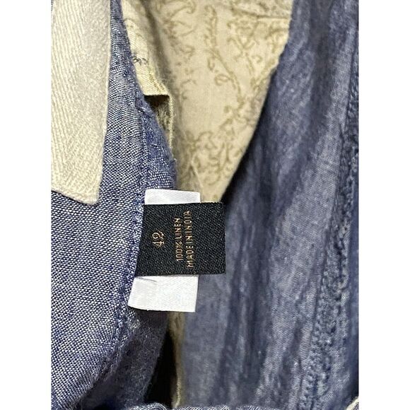 Jos A Bank Shorts Men 42‎ Blue Reserve Linen Chino Golf Casual Hybrid  Vacation - Picture 10 of 11